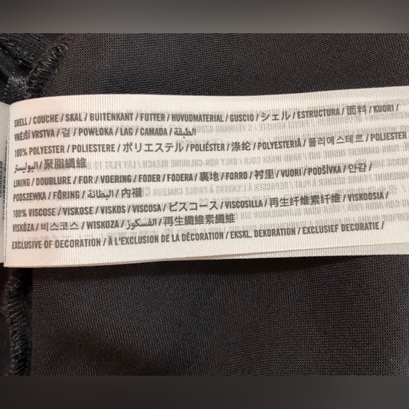 Abercrombie & Fitch Gray Beaded Mini Dress. Fully Lined. Size- XS - Picture 9 of 10